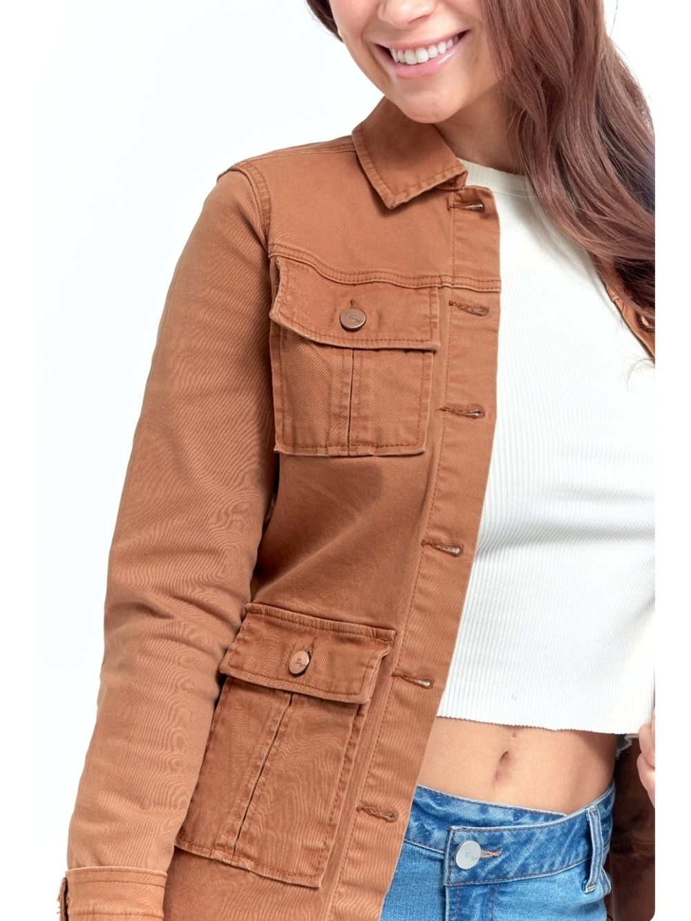 1822 Denim Women's Button Front Jacket